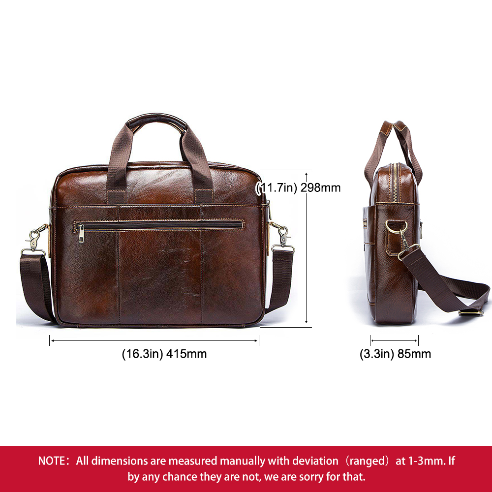 Borsa da ufficio portatile in vera pelle da uomo per borsa per laptop Borse a tracolla messenger da lavoro di alta qualità da viaggio
