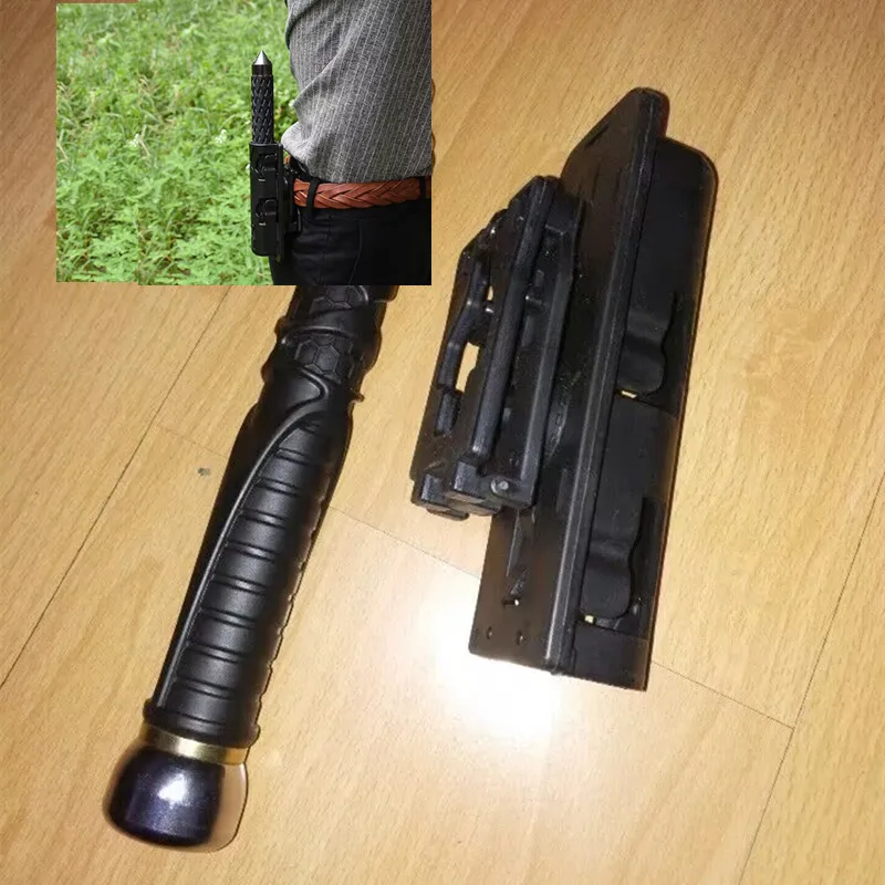 Zum Tragen der Standbox, drehbar, taktischer 360-Grad-einziehbarer Schlagstockhalter, Stick-Hülle, Gürtelholster und Teleskopstift