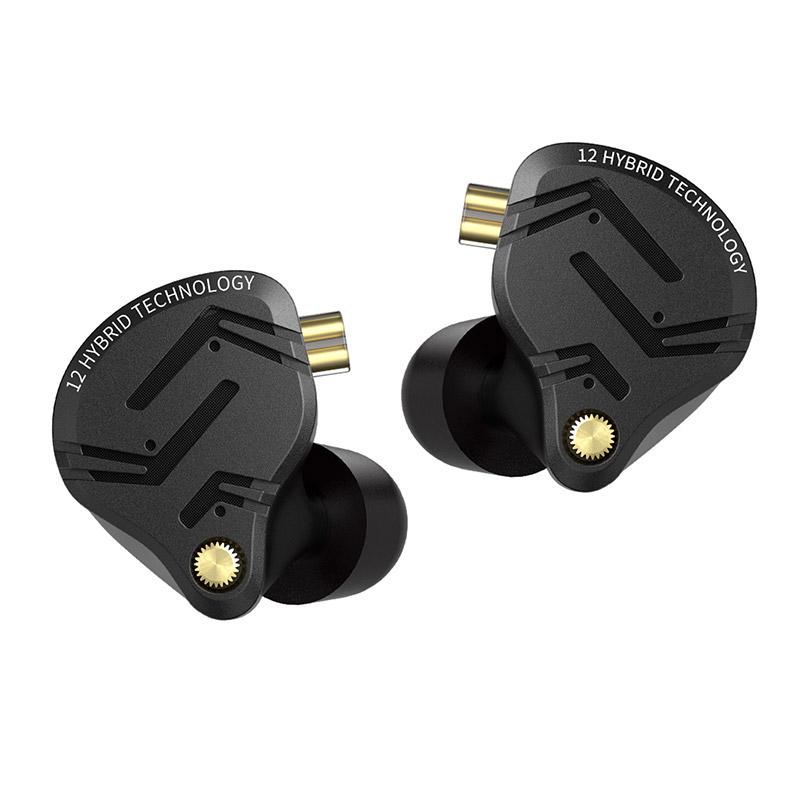 KZ ZS12 プロ X メタルイヤホン 1DD + 5BA ハイブリッド HIFI 低音インイヤーモニターヘッドフォン音楽スポーツノイズキャンセリングヘッドセット新到着