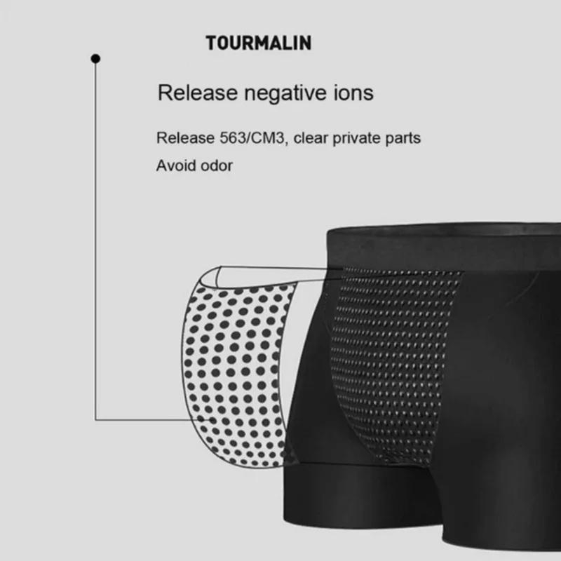Nowa ulepszona wersja męskich majtek zdrowotnych do terapii magnetycznej 22 bokserki wzmocnione magnesem (L-6XL) brazylijska bielizna męska