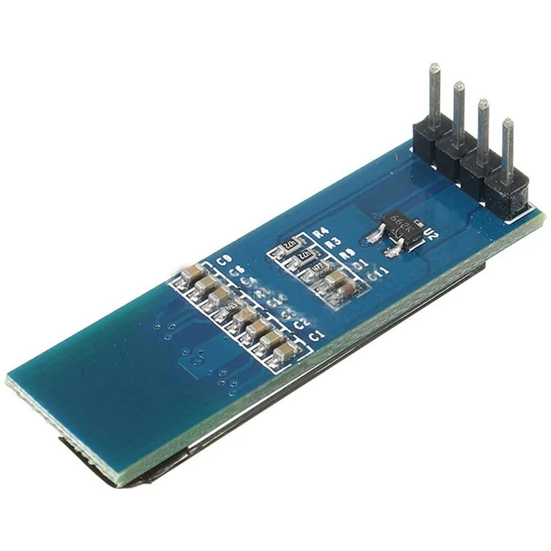0.91インチ I2C IIC OLED ディスプレイモジュール 128x32 ピクセル ミニ自発光ディスプレイスクリーンボード Arduino プロジェクト用 Raspberry Pi ホワイト