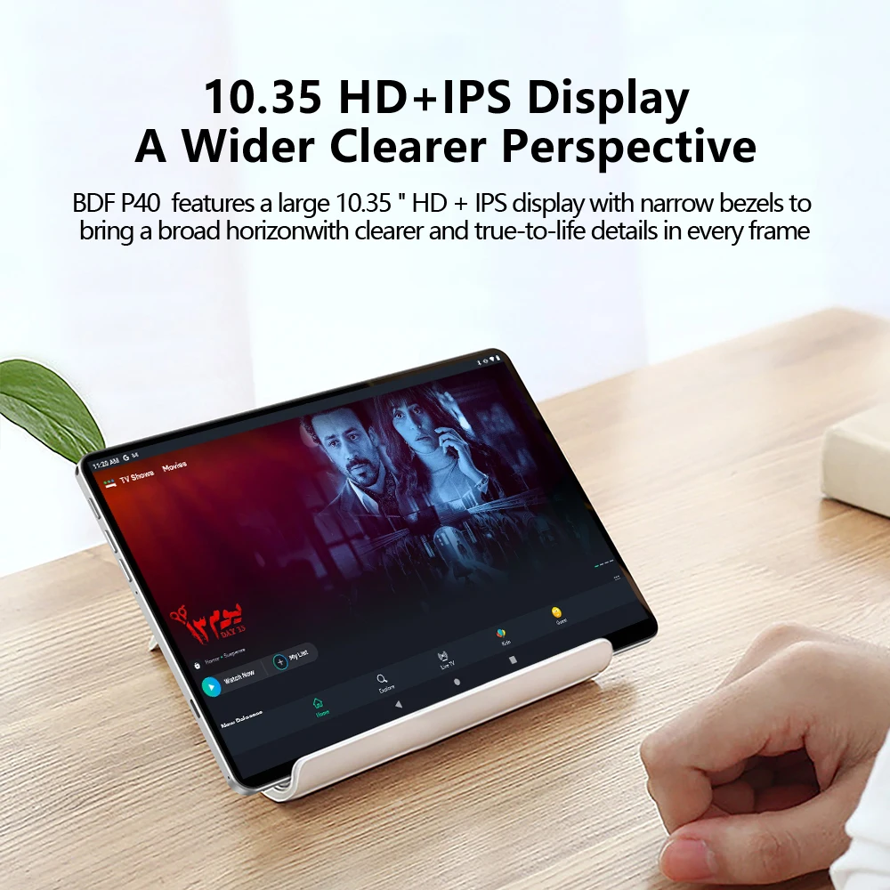 Firmware Global Original BDF P40, CPU delicada Ai, 8GB + 256GB, ocho núcleos, Android 12, pantalla LCD HD de 10,35 pulgadas, Wifi, tableta Pad