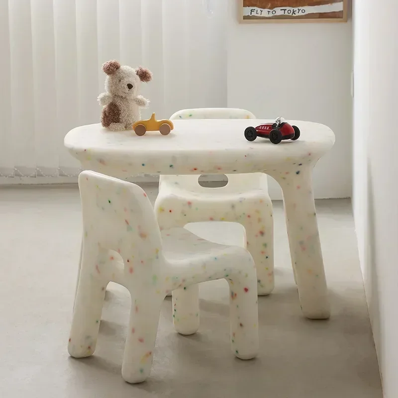Stół dziecięcy Zestaw krzeseł Podstawowe biurko Dzieci do nauki w klasie Małe stoły szkolne Dostarcza meble do pokoju dziecięcego dla dzieci