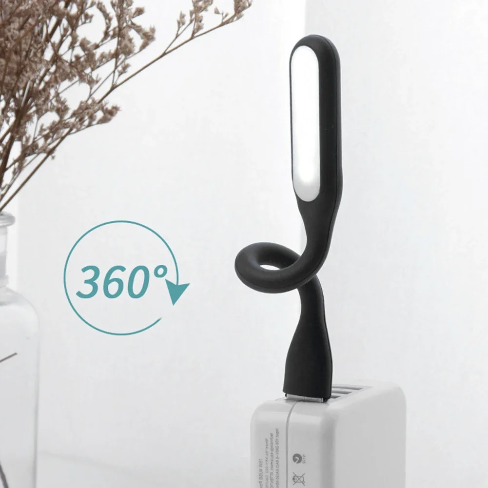 Luces nocturnas LED USB, lámpara de lectura para libros, iluminación Flexible y plegable para Notebook