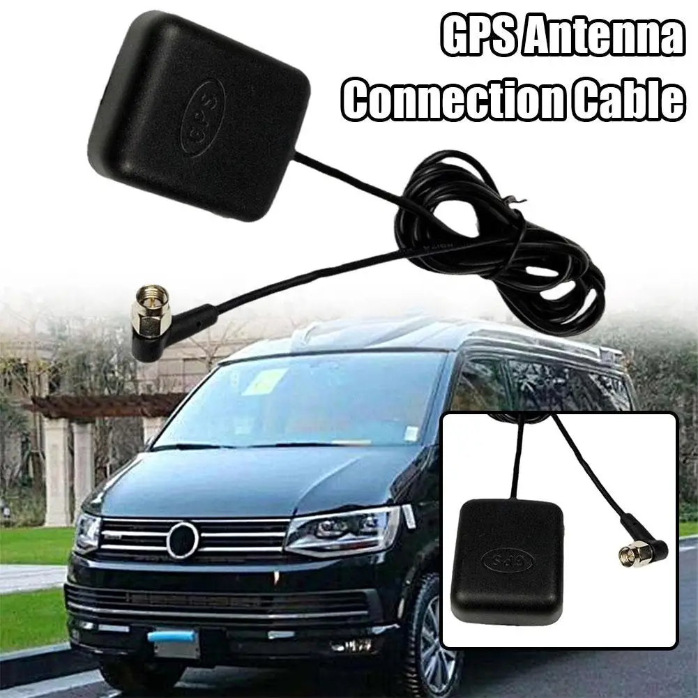 Car GPS Antenna SMA Connector 1.7meter Cable GPS Receiver Auto Aerial Adapter For Car Navigation Night Vision Camera Player