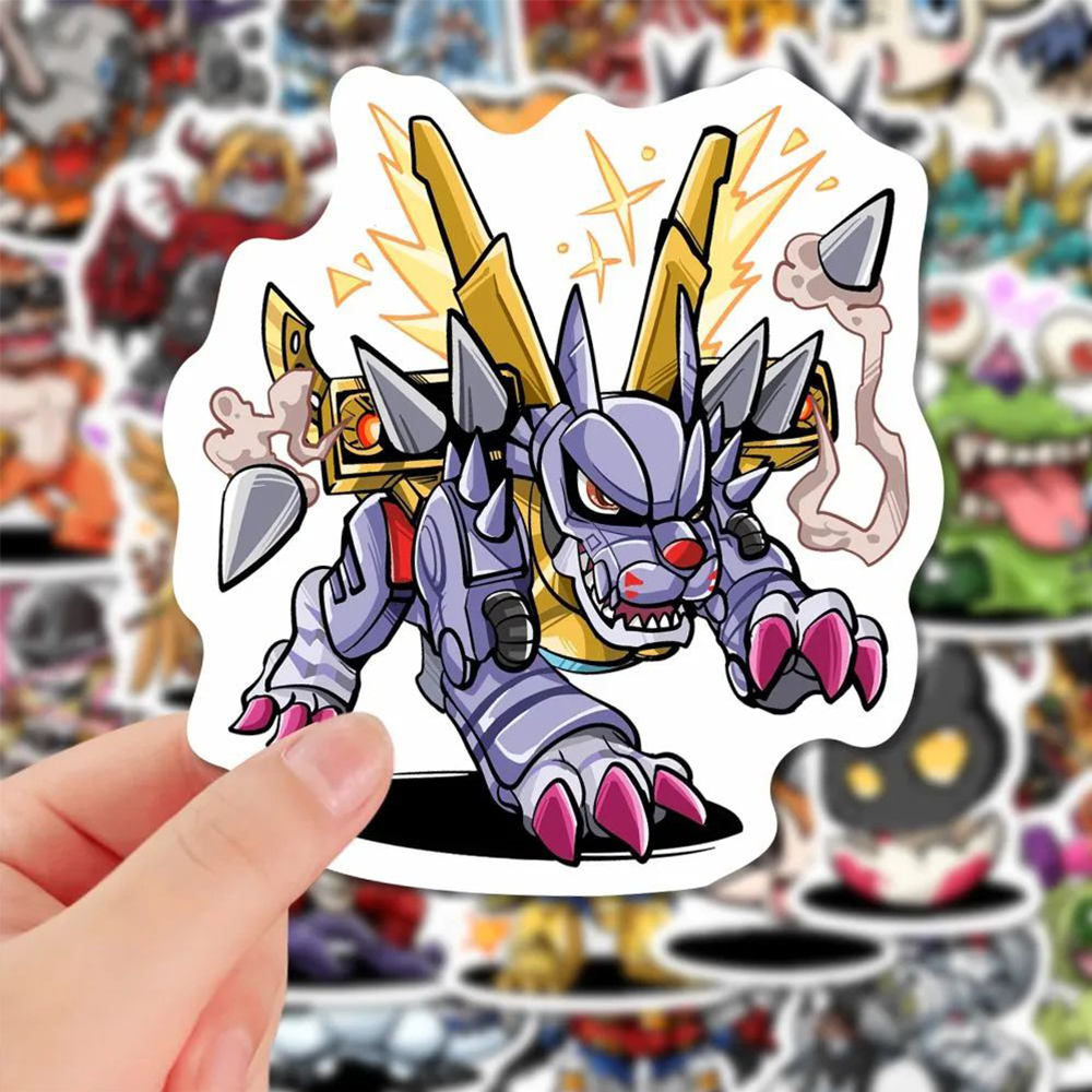 10/30/54pcs Anime Digimon Adventure Stickers Cartoon Kids Decals Toy DIY Phone Case Suitcase Water Bottle Cool Graffiti Sticker