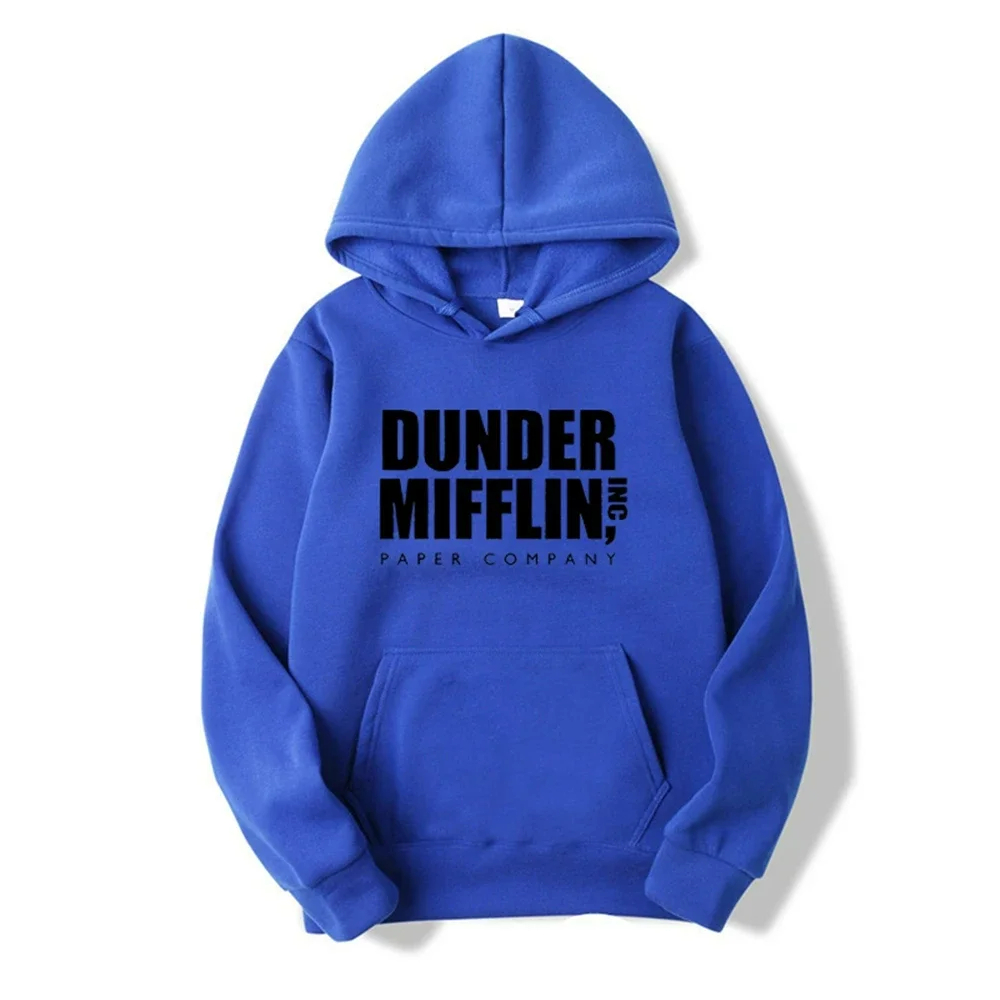 2025 The Office Dunder Mufflin INC Papier Hoodie Dwight Schrute Sweatshirt Männer Frauen Hoodies Casual Pullover Kapuzenpullover