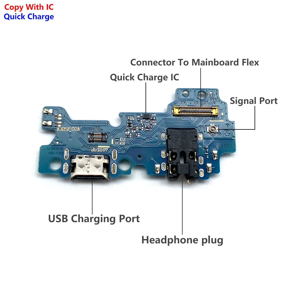 Charger Board USB Port Connector Flex Cable For SM A01 Core A02S A03 Core A11 A21S A31 A51 Charging Dock Replacement