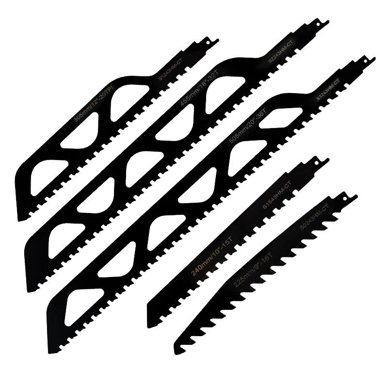 Carbide Reciprocating saw Blade Carbide Reciprocating Saber saw Foam Block Concrete Stone Blast Cutting tools