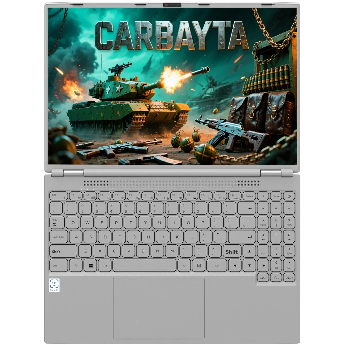 Face ID Intel Notebook N5095/N95 Graphics UHD 16" Laptop 16GB 32GB RAM Max 4TB ROM Windows 11 Wifi 5 BT RGB Keyboard