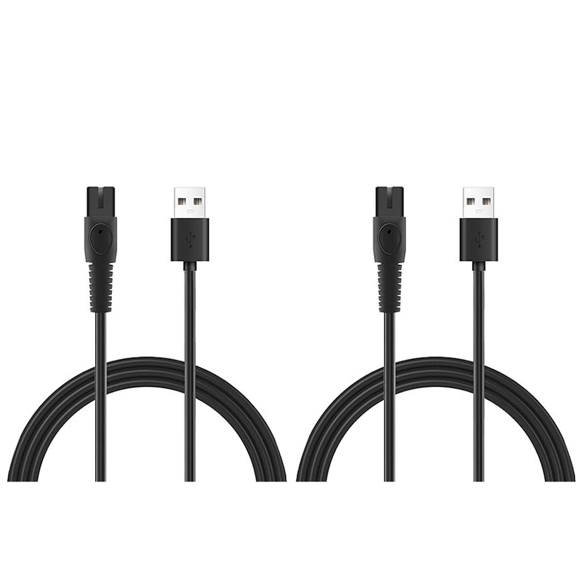 BABQ 2Pcs 5V 1A USB Shaver Charger Cord for Philips QP2724 QP2834 QP1924 MG9520 Electric Shaver Trimmer Charger Cable