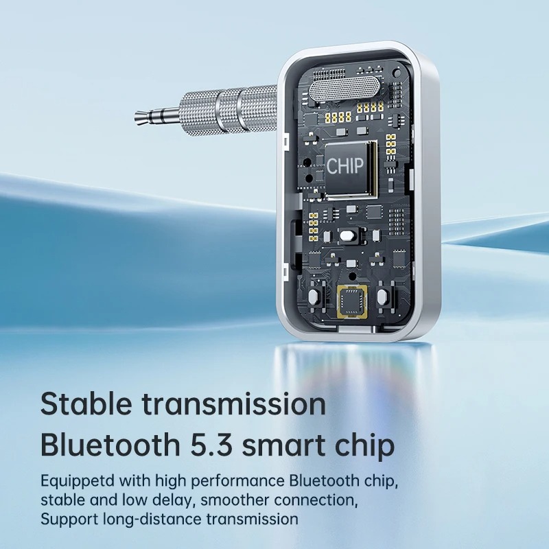 Bluetooth 5,3 Sender Empfänger Adapter Wireless Audio für Auto Musik Kopfhörer Lautsprecher 3,5mm Buchse Aux Wireless Audio Adapter