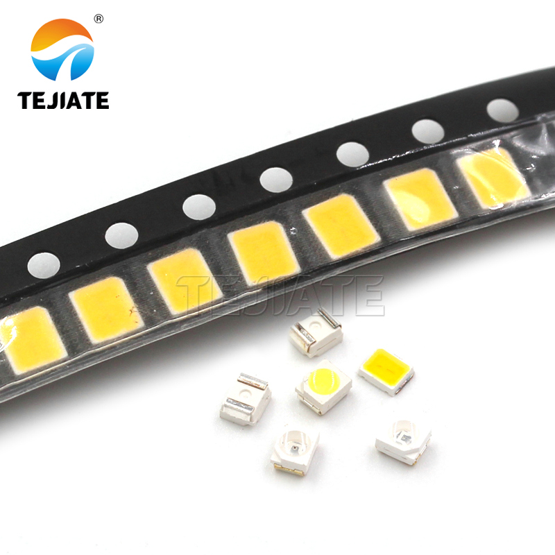 High brightness 1210 SMD light emitting diode LED lamp beads 3528 pure white emerald green warm white red yellow blue light
