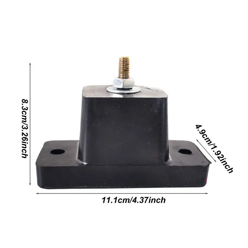 Air Conditioner Shock Pad 4Pcs การสั่นสะเทือน Damping Pad สําหรับเครื่องปรับอากาศภายนอกหน่วย Anti-Vibration Isolator Pads Bracket