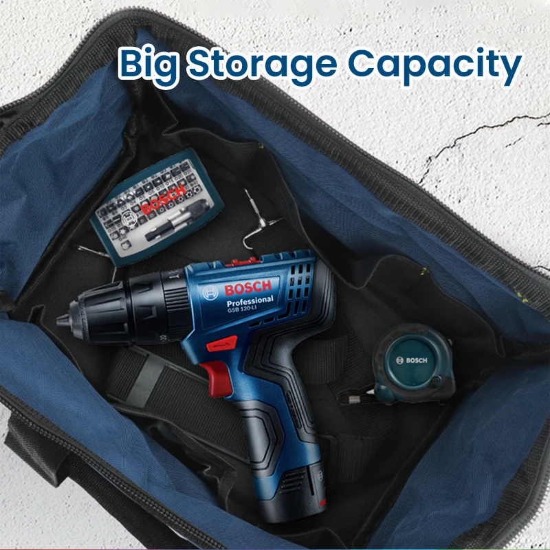 Global Brand BOSCH Tools Bag Wear-Resistant Waterproof Canvas Tools Suitcase Large Capacity Multipurpose Hand Bag