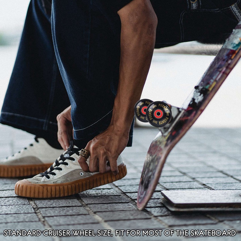 PUENTE 4 Teile/satz Cruiser Skateboard Räder PU Räder Lange Bord Cruiser Räder Mit ABEC-9 Lager