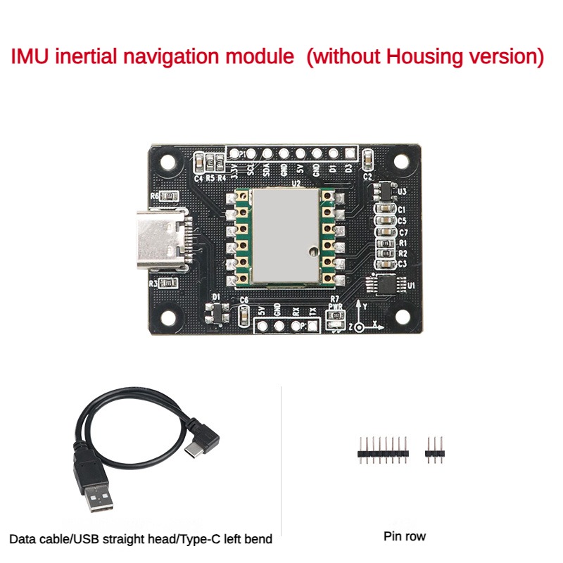 IMU GPS-Trägheitsnavigationsmodul 10-Achsen-AHRS-Gyroskop-Haltungssensor USB-Magnetometer für RC Tank Robot Car ROS Robot MEMS