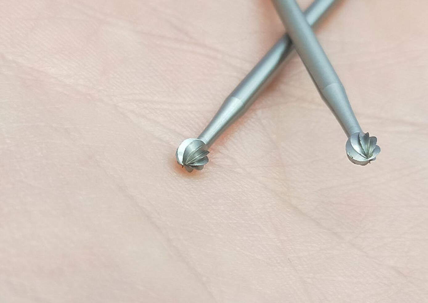 6 PC คาร์ไบด์เหล็กทังสเตนรอบ Burs ทันตกรรมเครื่องประดับแกะสลักเครื่องมือแกะสลัก Woodworking Router บิตเครื่องตัดไม้ Handmade