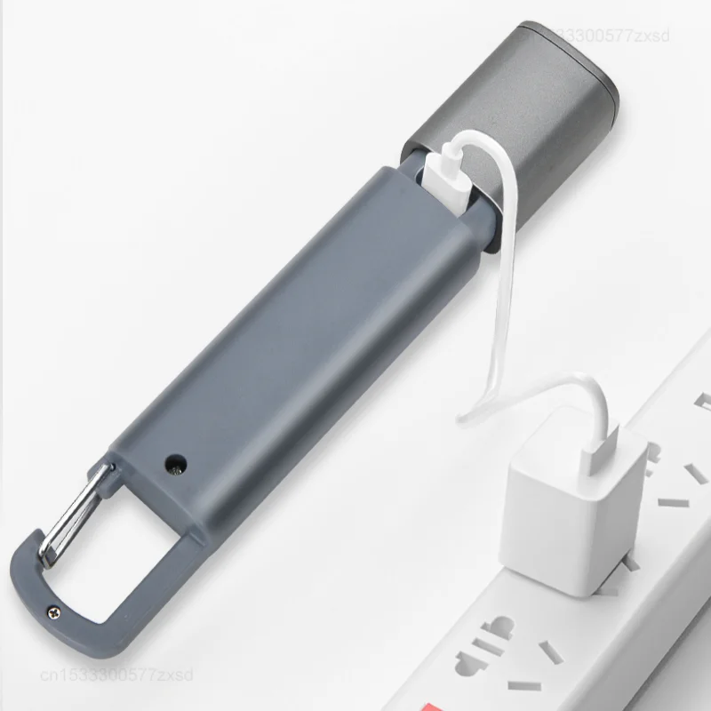 Xiaomi-linterna LED superbrillante con gancho, luz de Camping, recargable por USB, con zoom, resistente al agua para exteriores