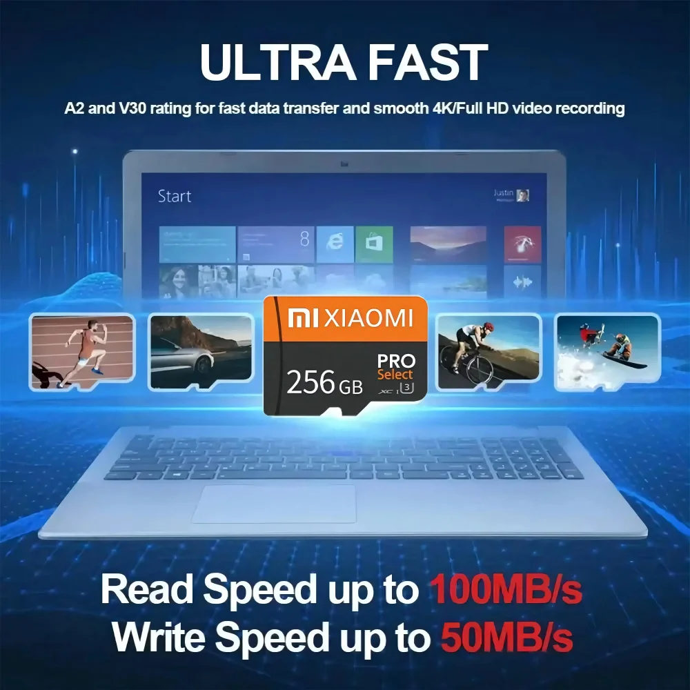High Speed Xiaomi SD 1TB Mini Micro TF SD Card 256GB 512GB 128GB SD Memory Flash Card 2TB For Phone Computer Camera Dropshipping