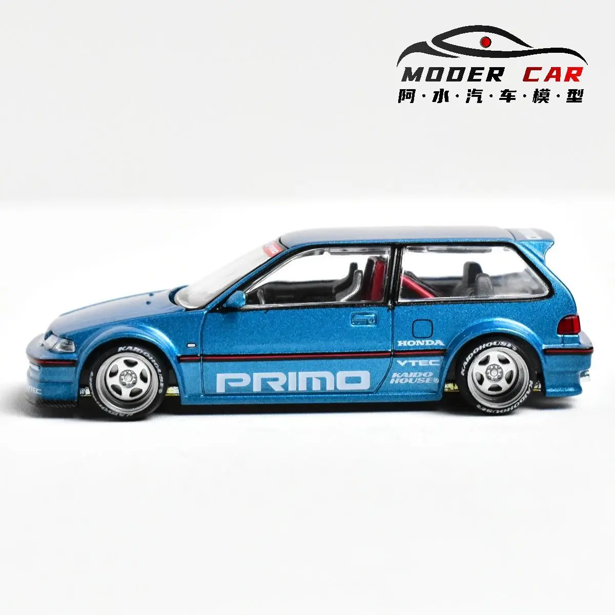 カイドーハウス + MINIGT シビック (EF) カイドーワークス V1 KHMG126 ダイキャストモデルカー