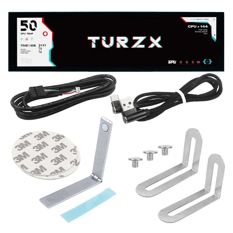 8,8 Zoll ips Typ c sekundäre Bildschirm Fall CPU GPU RAM Computer Monitor USB IP-Anzeige Smart Screen keine Notwendigkeit aida64