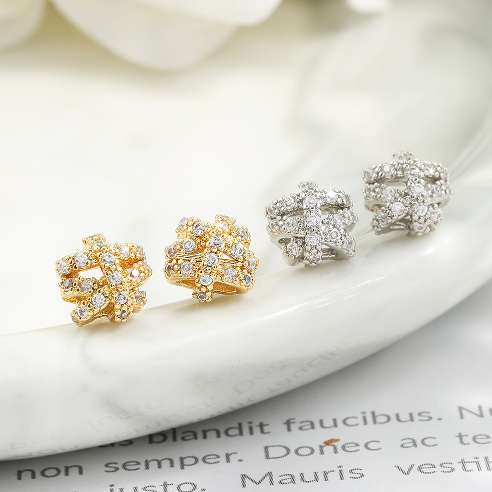 RAKOL 패션 여자 십자 귀걸이 한국식 우아한 수정 보석 귀걸이 물고기 꼬리 여자 귀걸이 선물