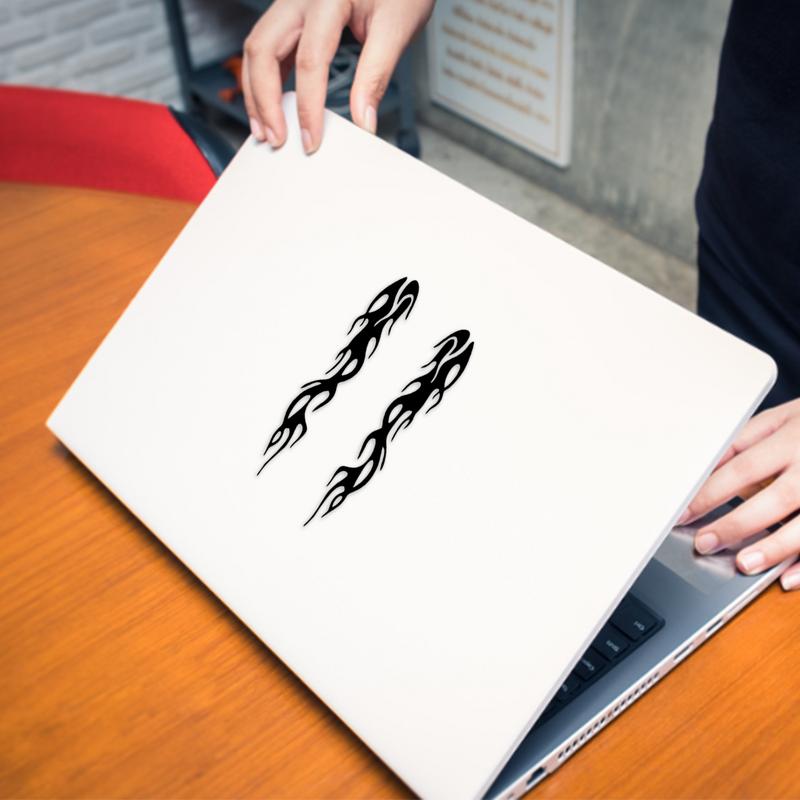 Interesting Flame Shape Motorcycle Decals Reflective Flame Stickers Waterproof Car Sticker Decals Motorcycle Accessories