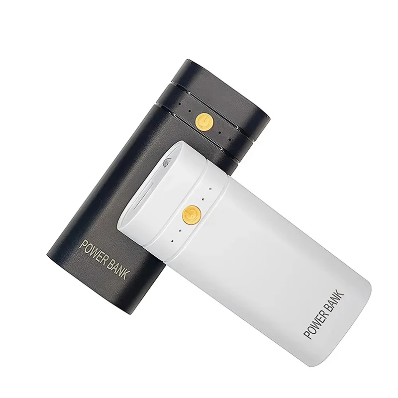 6000mAh 2*18650 Battery USB Type-C Power Bank Battery Charger Case DIY Box For Phone Electronic Charging Not Including Batteries