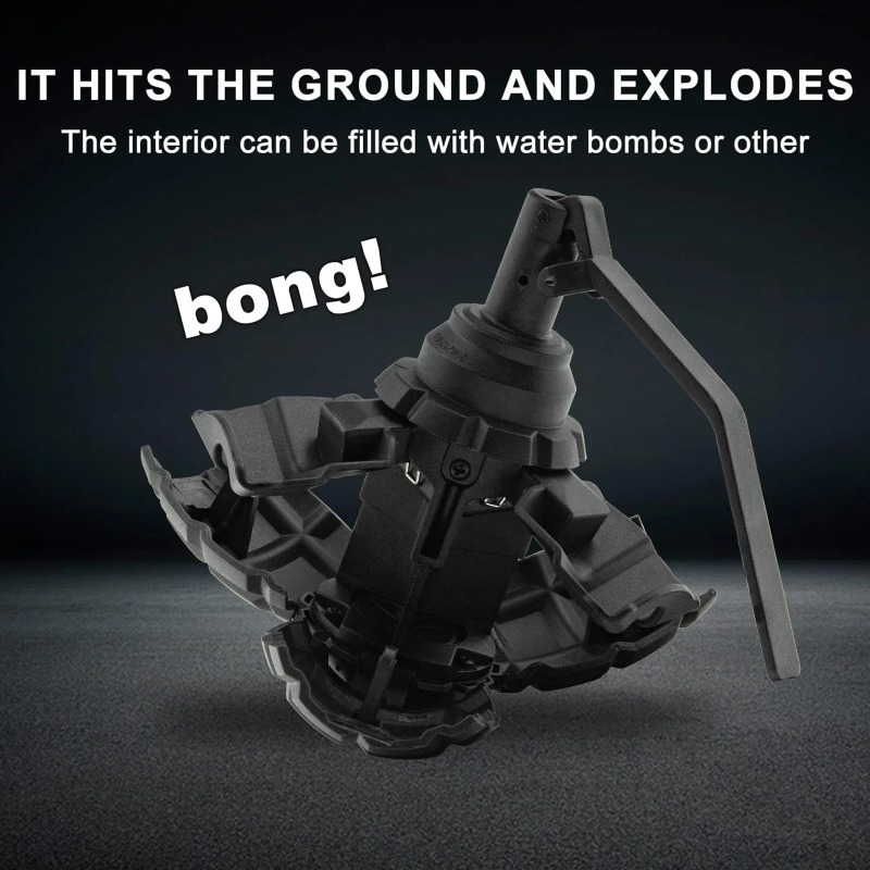 Plastic Hand Grenades Toy Dummy Grenade Model with Waterball for Tactcial Airsoft Paintball Role Play Prop CS Battle Game