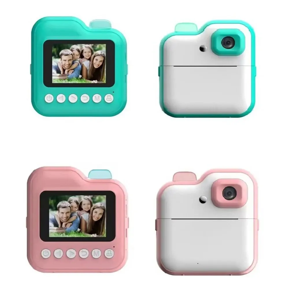 Q6 Instant Printing Camera for Kids Wireless Digital Camera Printing Bluetooth Camera Inkless Photo Lable Print Children Gifts