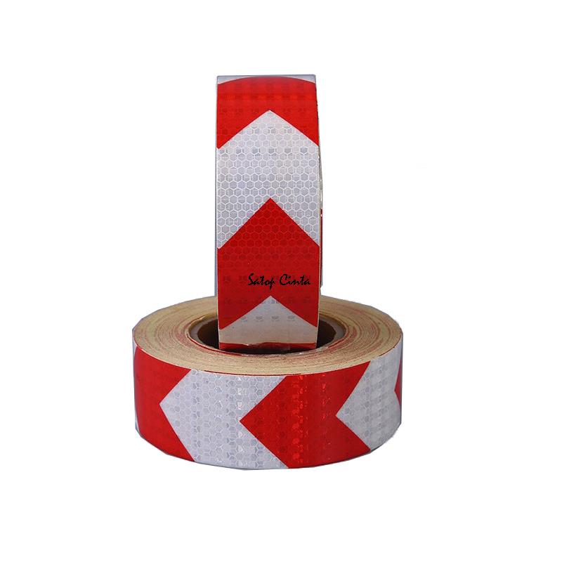 Светоотражающая лента со стрелками, 5 см * 50 м