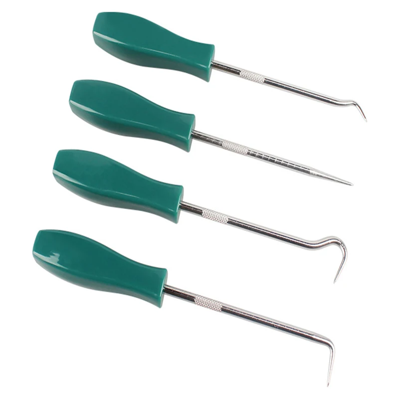 Juego de Herramientas combinadas de gancho extractor de sello de aceite, extractor de junta tórica, herramientas de reparación de automóviles, herramientas de desmontaje, 4 Uds.