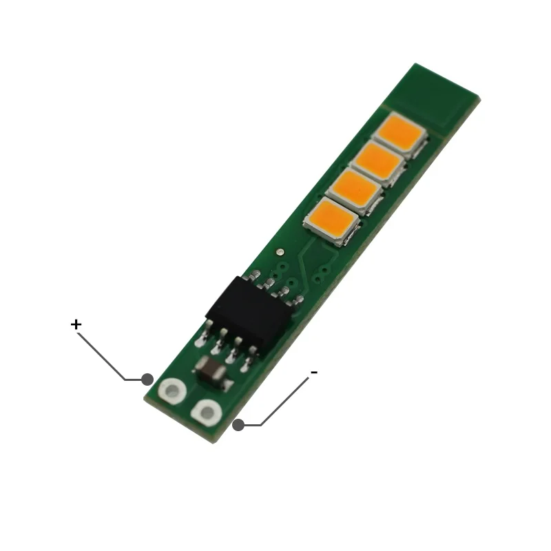 3Pcs/lot Simulated Candle Yellow LED Module Flickering/Breathing Light 8 LEDs 3-5V DC Realistic Candlelight Effect