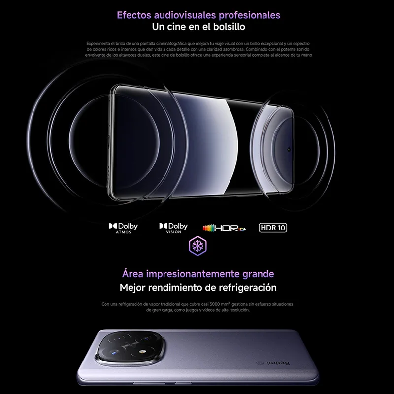 Xiaomi Redmi Note 14 Pro Plus 5G NFC, display® AMOLED Snapdragon 7s Gen 3,6.67" 1.5K, fotocamera da 200 MP, batteria da 5110 mAh,Caricabatterie non incluso
