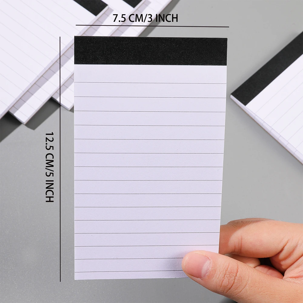 5/10 Volumes A7 Note Pads, 30 Horizontal Lines Note