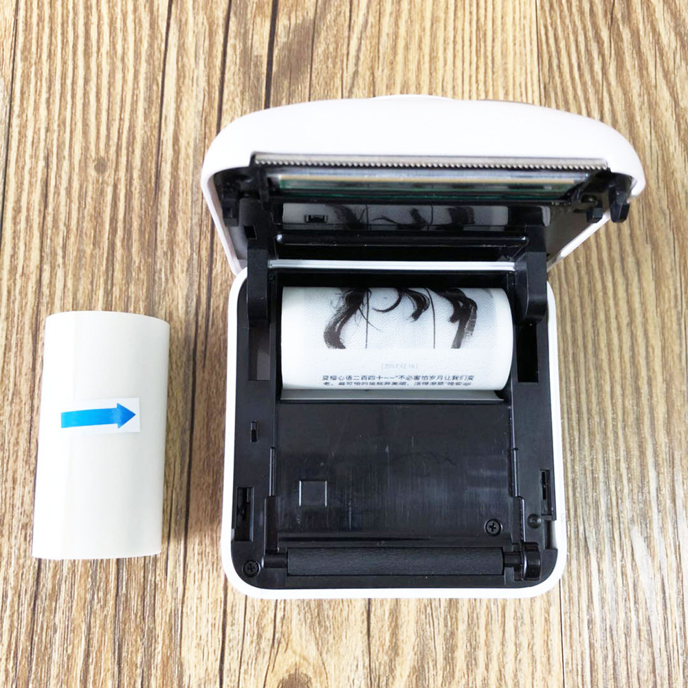 Rouleau de papier auto-adhésif imprimable, papier Semi-Transparent thermique Direct pour Machine PAPERANG P1/P1S 57x30mm