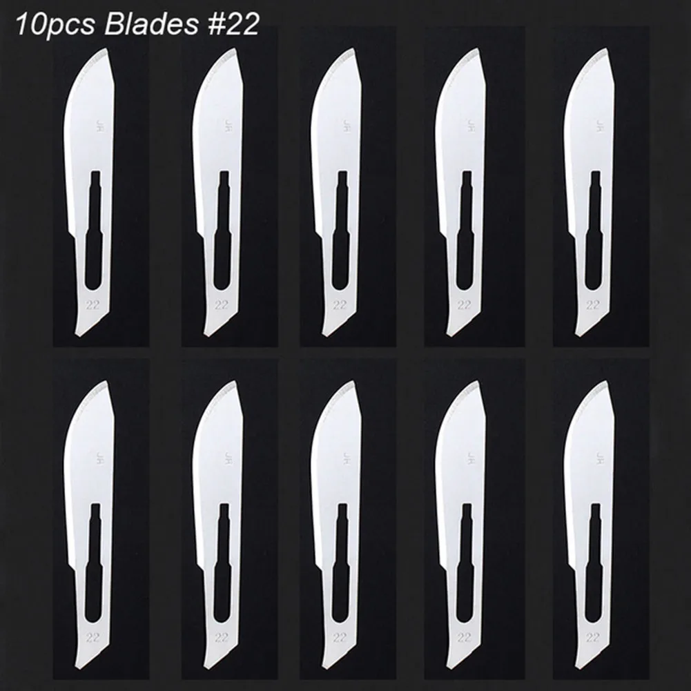Lama per incisione su metallo da 20 pezzi 10 #   11 #   12 #   15 #   20 #   22 #   23 #   24 #   Lama per intaglio del legno tagliata al cibo per frutta in carta in acciaio inossidabile