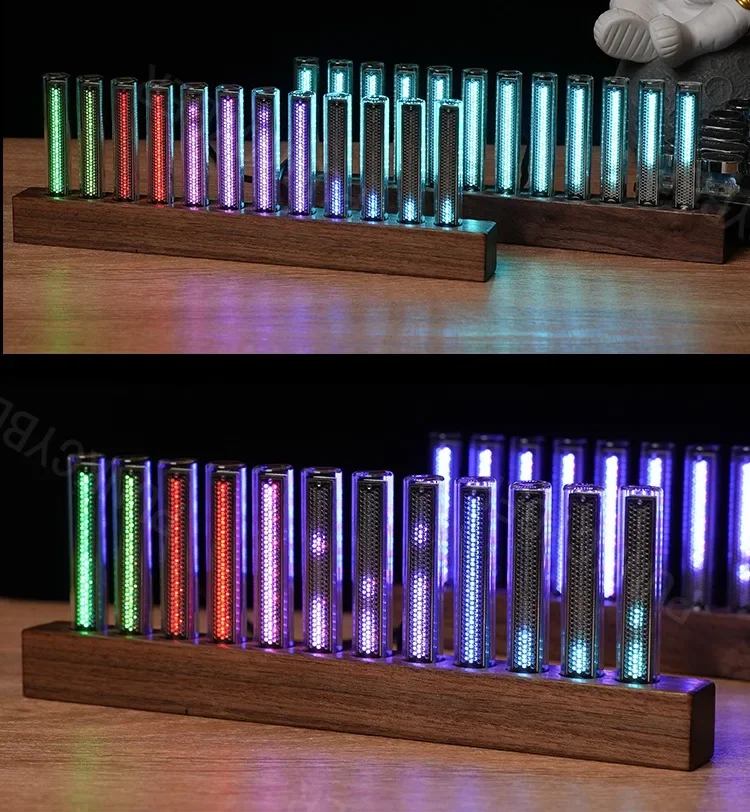 LED Audio Lights Music Pick Up Audio Spectrum Lights Esports Room Atmosphere Lights Games Room Table Decoration Gifts
