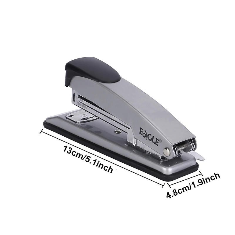 Eagle Desktop Stapler，With free 1000 staples，Up to 20 sheets，Built-in staple remover，School and office binding supplies