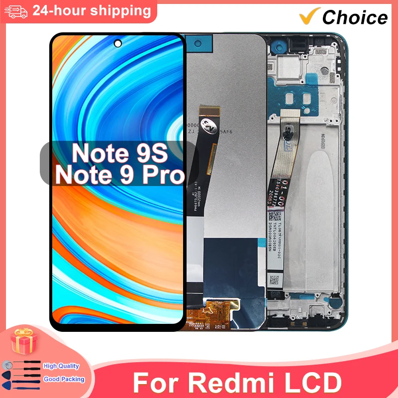 6.67 "Für Redmi Hinweis 9S M2003J6A1G Display Touchscreen Digitizer Montage Für Xiaomi Redmi Hinweis 9 Pro LCD Ersatz teile