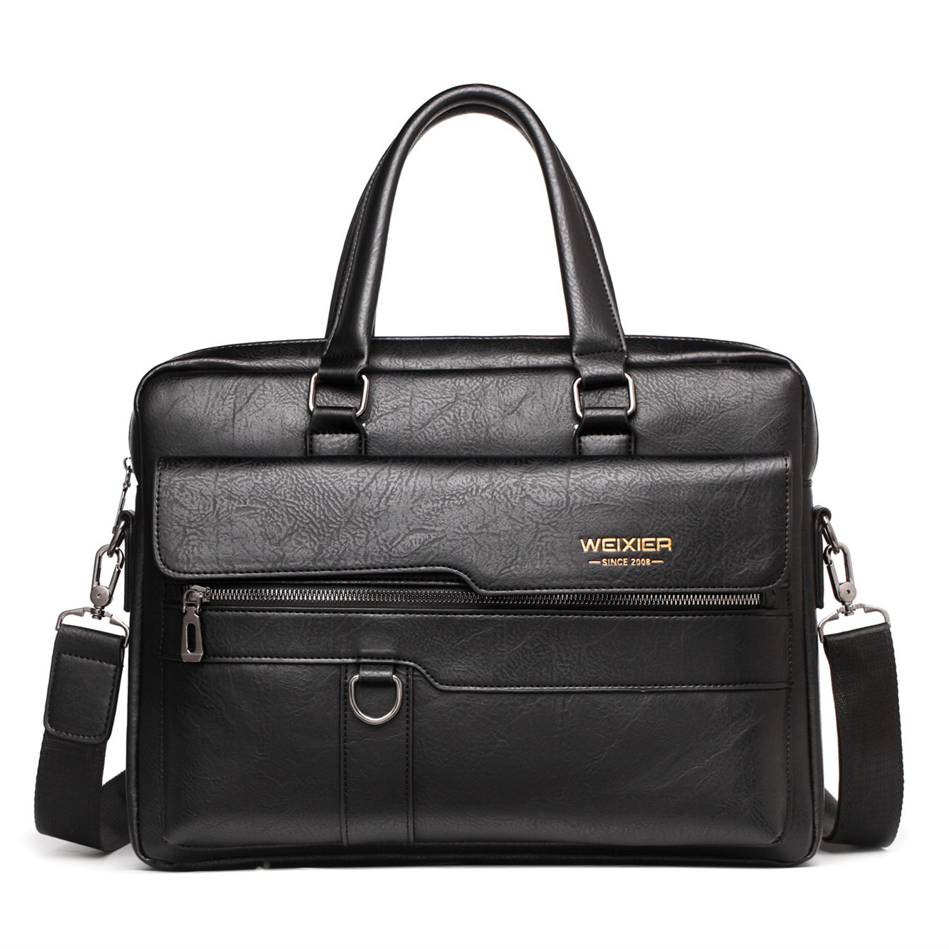 2023 Mannen Aktetas Tas Hoge Kwaliteit Business Beroemde Merk PU Lederen Schoudertas Messenger Bags Kantoor Handtas 14 inch Laptoptas