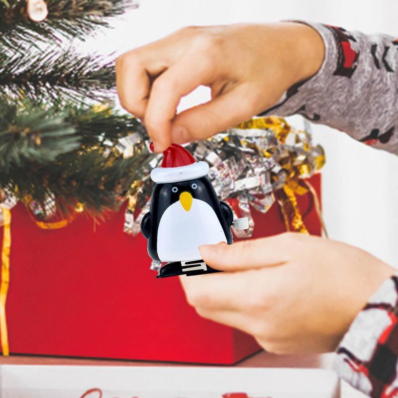 Natal Wind Up Stocking Stuffers, Snowman Walking Toys, Presente infantil, Crianças