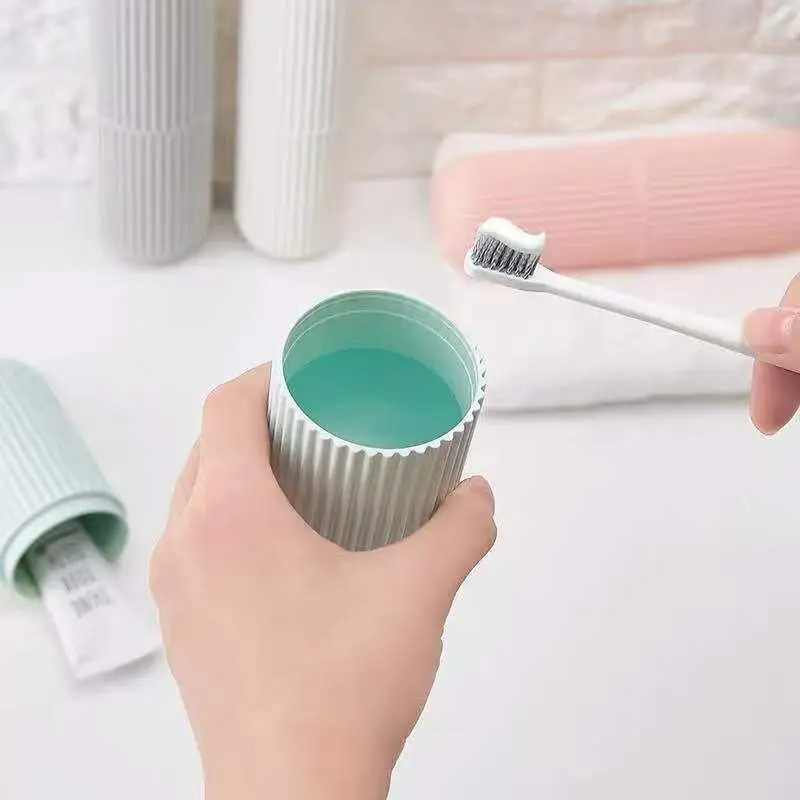 Portable Toothbrush Toothpaste Holder Toothbrush Case Travel Farewell Hotel Disposable Toothbrush-paste Camping Storage Box
