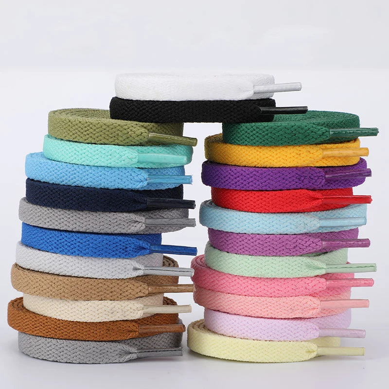 1 par de zapatos planos, cordones de color sólido, zapatos de lona, cordones deportivos y de ocio, longitud 100/120/140/160/180cm, accesorios para zapatos
