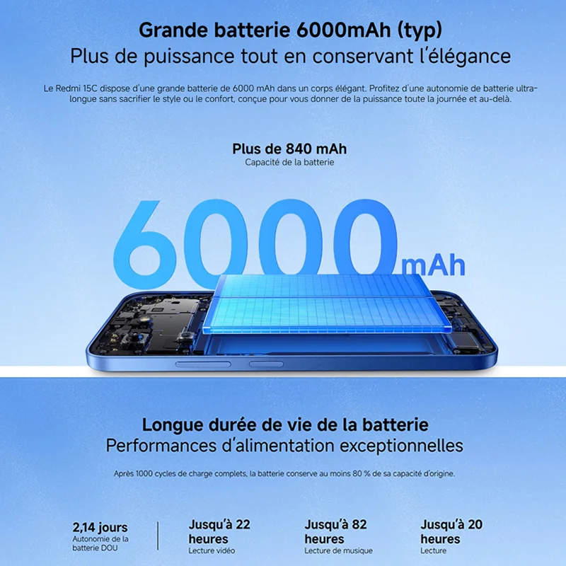 Xiaomi Redmi 15C versión Global Smartphone 50MP cámara principal 120Hz 6,9 "pantalla Dot Drop 33W carga MediaTek Helio G81-Ultra