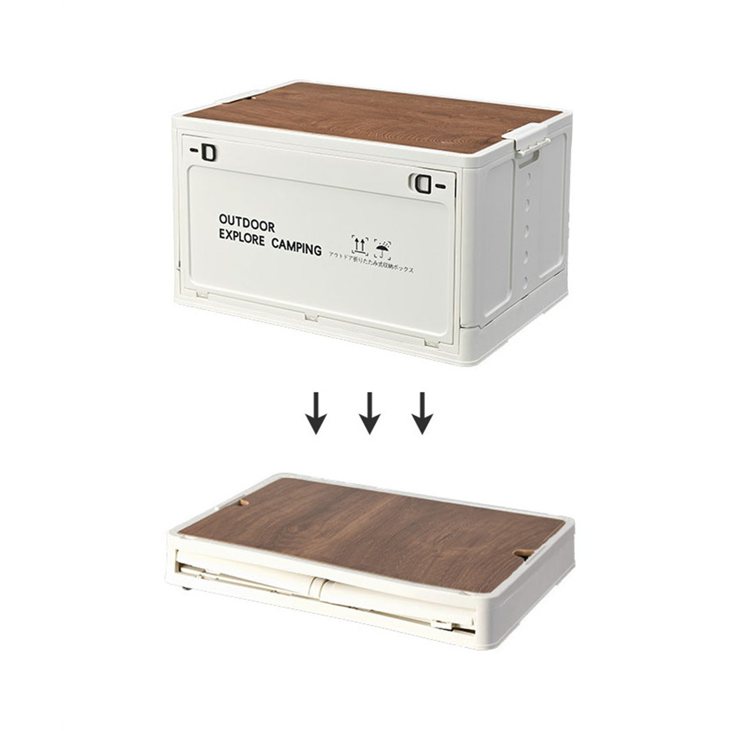 Складной ящик для хранения для кемпинга на открытом воздухе