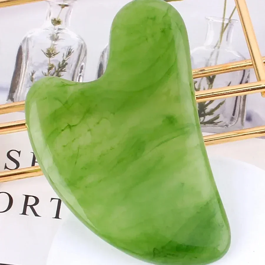 괄사 Resin Gua Sha Massage Board for Face Rose Pink Guasha Plate Jade Face Massager Scrapers Tools for Face Neck Back Body