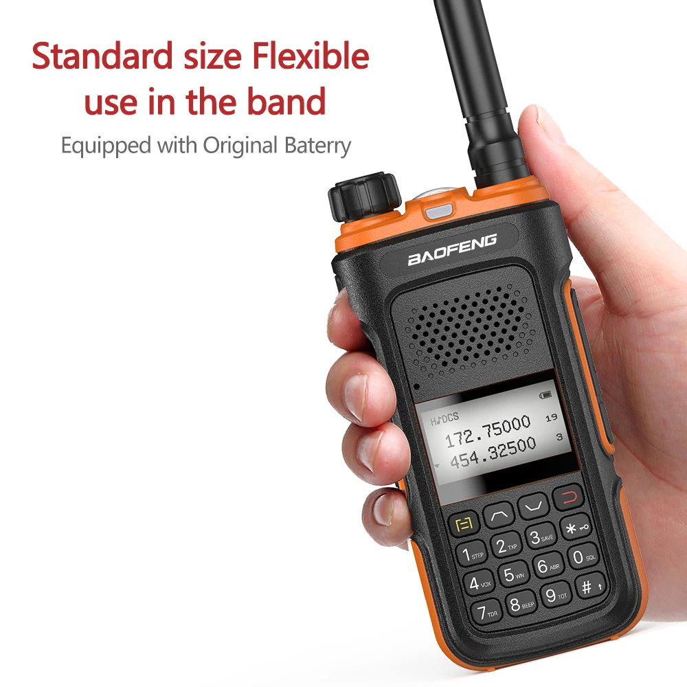 Baofeng UV-10R Pro Walkie Talkie Typ-C Ändern Drahtlose Kopierfrequenz U/VHF 999CH Dual Band Für Camping Jagd wandern
