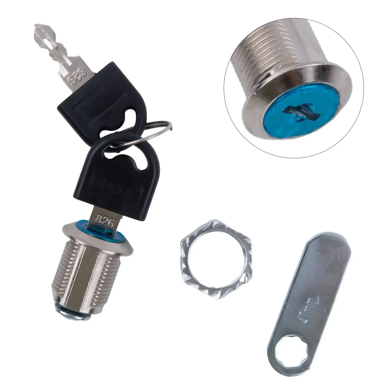 Mailbox Storage Cabinet Lock Cam Lock Security Lock 16-30mm Cam Lock Door Mail Box Furniture Locker 2 Key Iron Cabinet Lock